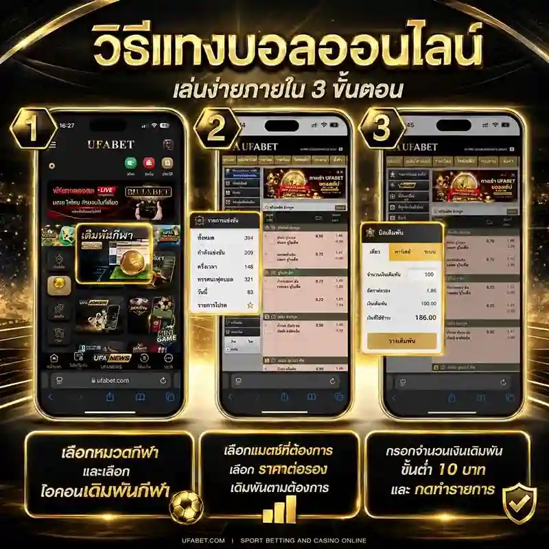 วิธีแทงบอลออนไลน์